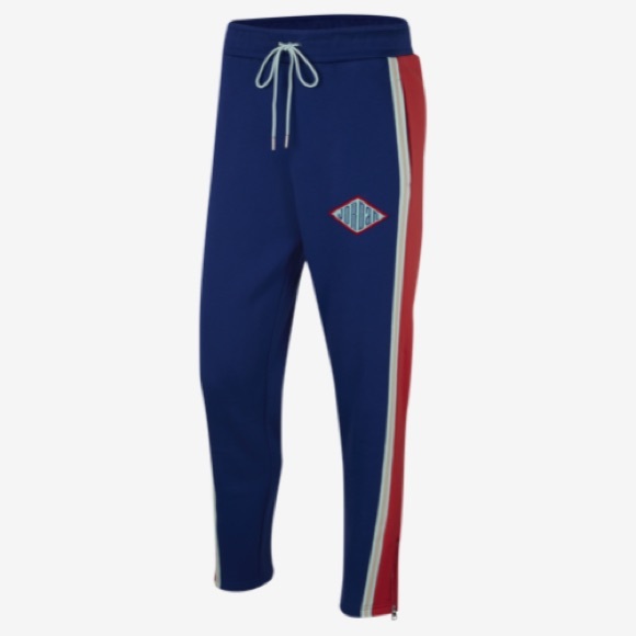 🆕💙🧡 JORDAN RETRO SWEATPANTS 🧡💙🆕 - Picture 3 of 8